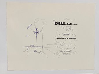 Figures 1979 Etching By Salvador Dali