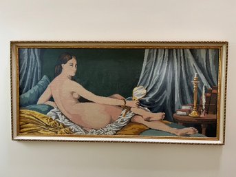 Beautifully Framed Handmade Needle Work Art