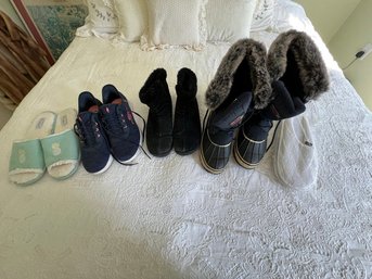 Ladies Winter Boots, Sneakers, And Slippers