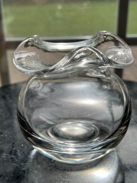 Tiffany & Co., Georgetown Bud Vase, 3 1/2' X 3 1/2', Cute As A Button!