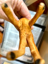 Vintage Velvet Spotted Fawn Figurine