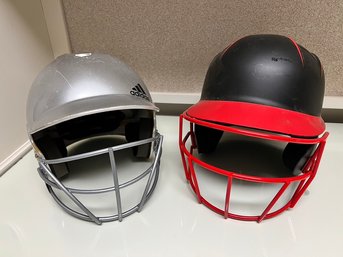 Caged Softball Helmets