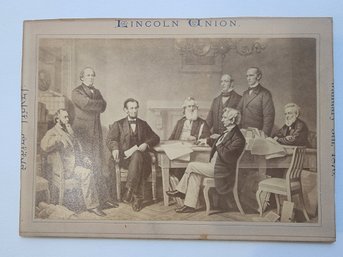 1870 Ladies Ticket To Lincoln Union Ball. Super Rare!