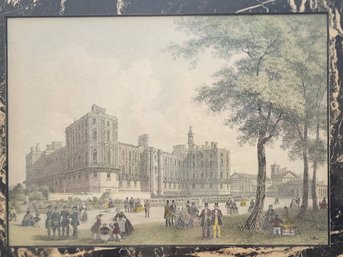 CHATEAU DE SAINT GERMAIN 1861 Hand Colored