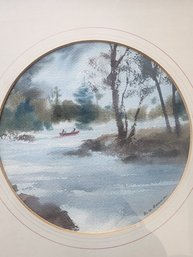 Ruth Baderian Original Painting Framed