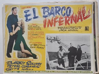 Wolf Larsen Mexican Lobby Card