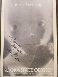 2001 Space Odyssey Signed By Lead Actor Keir Dullea