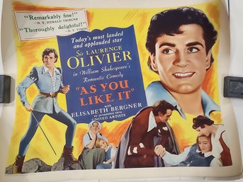 1949 Laurence Olivier As You Like It