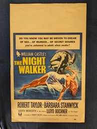 Original Vintage 1965 William Castle's 'The Night Walker' Poster