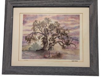 Vintage Print By Yitzchak Ben Yahuda And