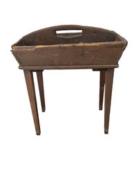 Primitive Rustic Cobbler's Work Stand/Side Table