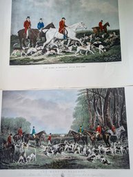 Antique Prints By I. Berenger And J.W. Snow New CastleHorse Prints
