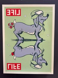 Life Versa Silkscreen Hand Signed & Number