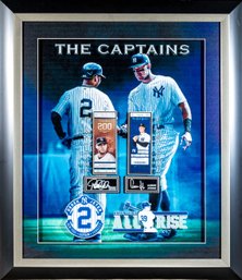 'The Captains Yankees' Framed Print With Facsimile Signatures