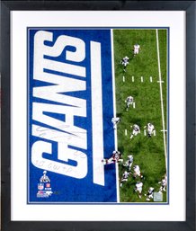 Ahmad Bradshaw Signed Super Bowl XLVI Touchdown, With Steiner Sports COA