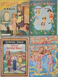 1940's Era Group Of 5 Paper Dolls Books