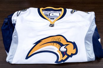 Autographed Tyler Meyers Buffalo Sabres NHL Jersey