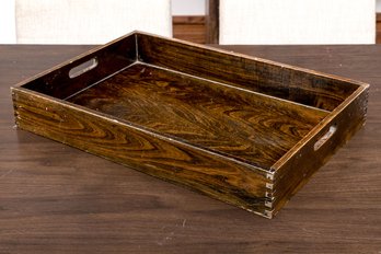 Quality Two Handled Wooden Serving Tray