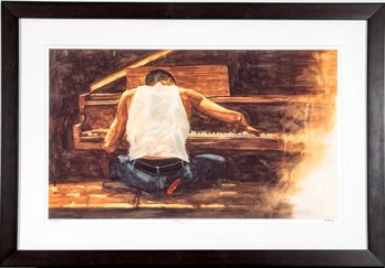 Pencil Signed Ltd Ed. Lithograph, 'Closing Note'