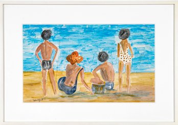 Watercolor On Paper, Signed