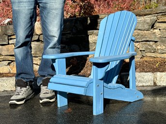 Children's Blue Finished Adirondack Chair