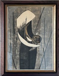 Kooru Kawano Signed Woodblock Print