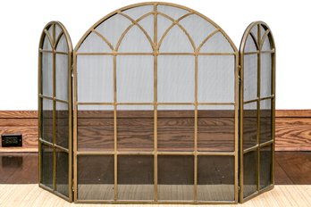 Three Section Fireplace Screen