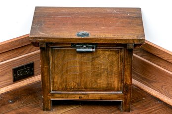 Vintage Japanese Wooden Containment Vessel