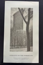Stieglitz In The Darkroom Vintage Poster New York