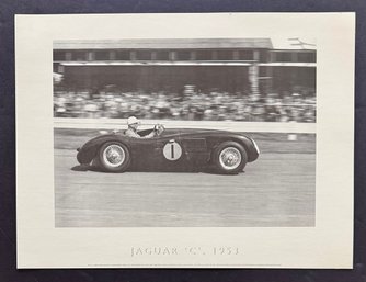 Jaguar C 1953 Alan R.Smith Poster