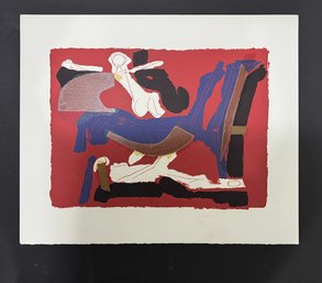 Original Lithograph By Unknown Artist