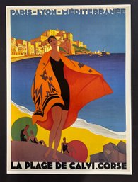 Roger Broders Paris Lyon Mediterranee Vintage Poster