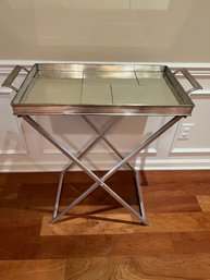 Hollywood Regency At It's Finest! Lovely Butler, With Mirrored Top, Ca. 1940