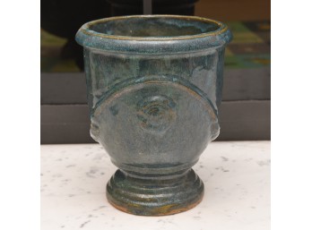 Teal Ceramic Glazed Planter