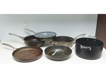 (8) Piece Set Of Cookware Including All-Clad, Calphalon And More