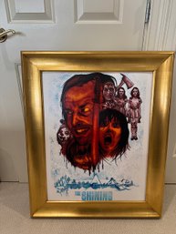 Framed Jack Nicholson The Shinning Canvas Print