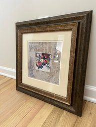 Framed & Matted Floral Wall Art