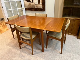 BRDR. Furbo Danish Teak Dinning Table & 4 Chairs