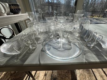 Mikasa, Lead Crystal, Clear Glass, Lot Of Plenty!