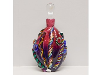Hand Blown Venetian Art Glass Perfume Bottle #1