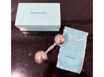 Tiffany & Co. Sterling Silver Rattle In Original Box