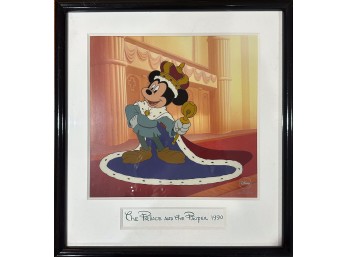 ‘The Prince And The Pauper 1990’ Disney Mickey Mouse Animation Cell