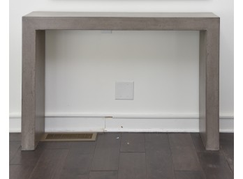 Modern Concrete Dark Grey Console