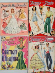 1940's Era Group Of 4 Paper Dolls Books