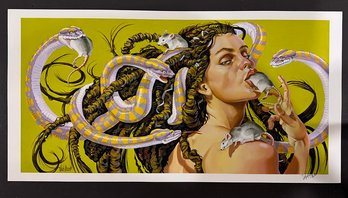Van Arno Medusa Art Print Signed In Pencil