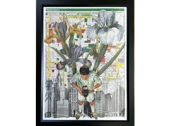 Theater District New York Framed Puzzle Wall Art
