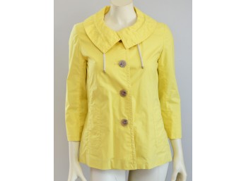 J. Crew Yellow Button Front Jacket