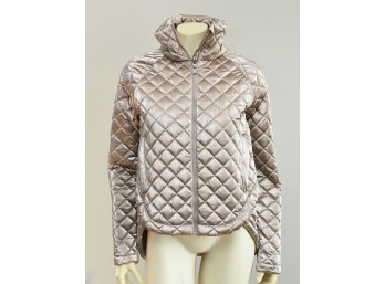 Athleta Whisper Featherless Metallic Puffer Jacket
