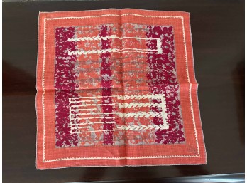Vintage Irish Linen Pocket Square
