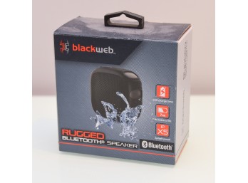 Black Web Blue Tooth Speaker New In Box
